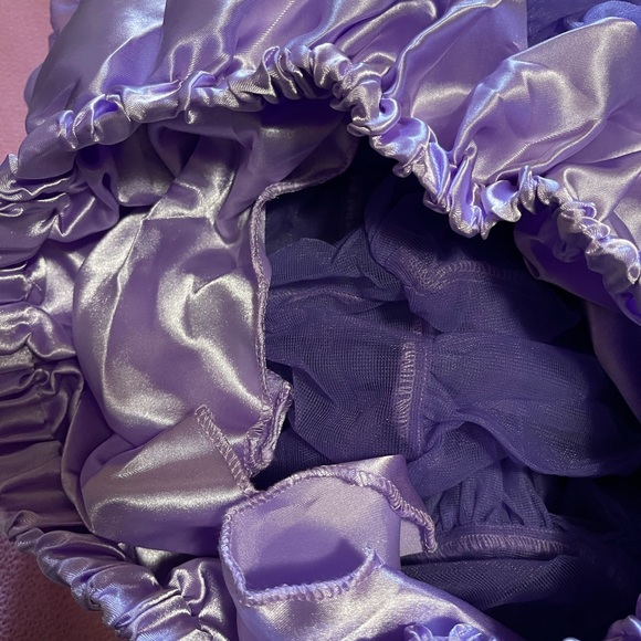 Medium fluffy tutu crinoline NWOT purple size 6-8 - Picture 2 of 2